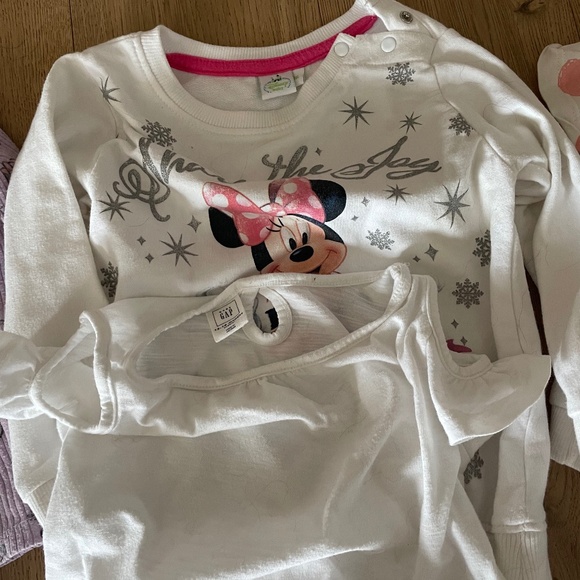 Baby Girl Lot Bundle 12-18months 18 Disney Ruffle Swim Puma Gap Moomin Mouse - Picture 6 of 9